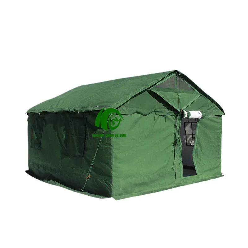 Tenda per sollievo dai rifugi di emergenza in caso di catastrofe per affari civili in cotone poliestere di vendita calda di Kango