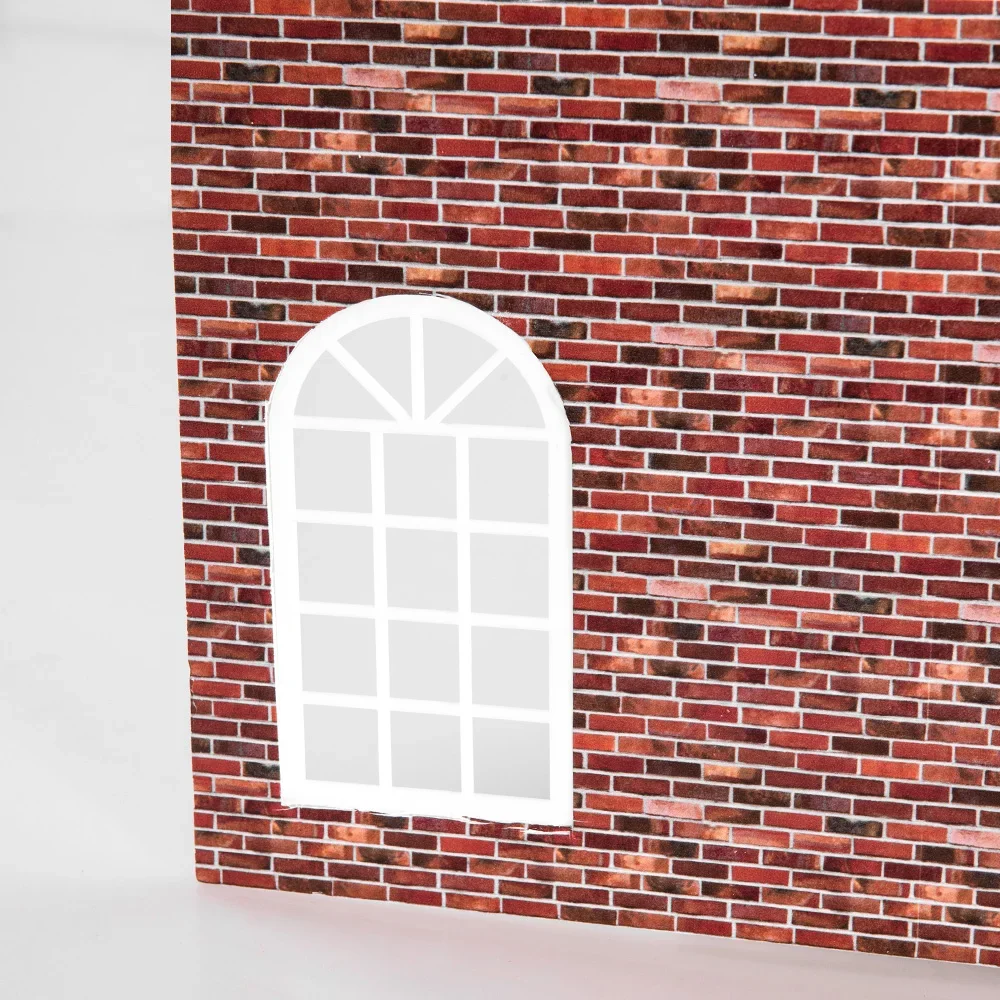 1/20 1/25 1/30 Miniatur Fenster Modell ABS Kunststoff Spielzeug Diy Modellbau Indoor Puppenhaus Zubehör für Dioramen/Landschaft
