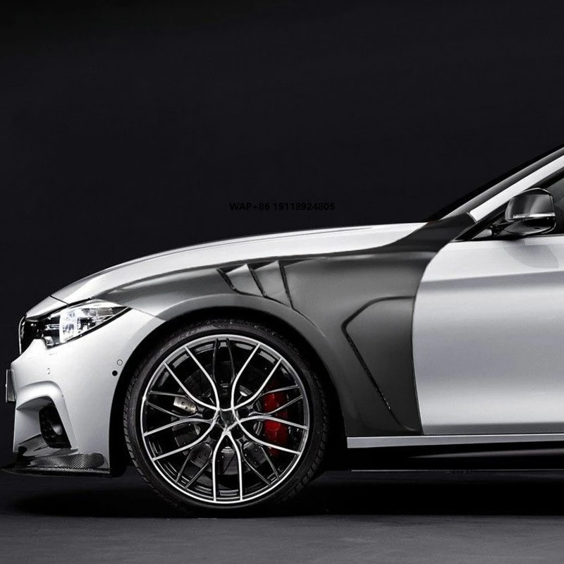 

Carbon Fiber Front Fenders for 2013-2020 4 Series F32 F33 F36 420 430i 440i Front Vented Cooling Fender