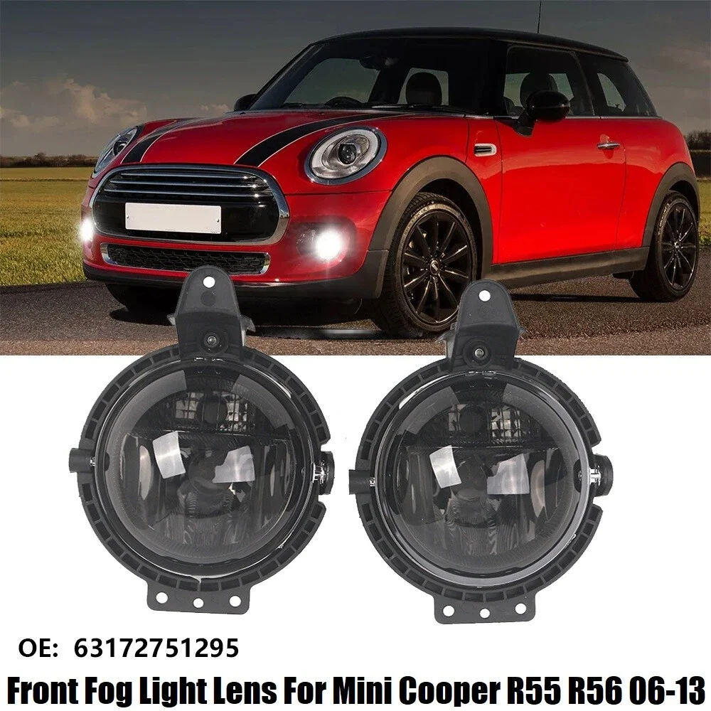 Front Bumper Fog Light Lamp Housing Smoke Lens For Mini Cooper R55 R56 R57 2006‑2013 Fog Lamp Assembly 63172751295 51112751295