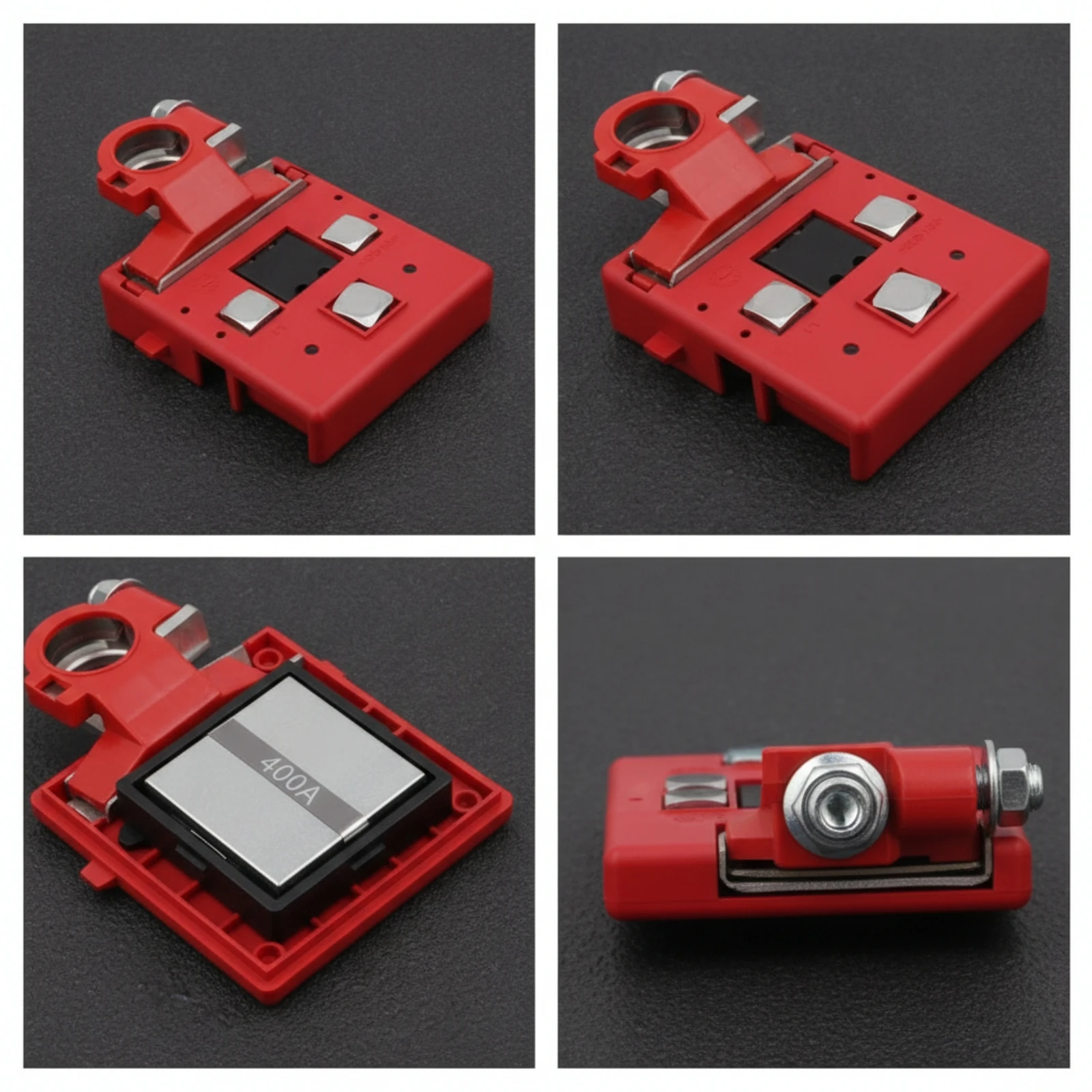 Positive Battery Terminal with Fuse Holder Easy Installation Fused Battery Terminal Clamp Safe Practical for Car Owners
