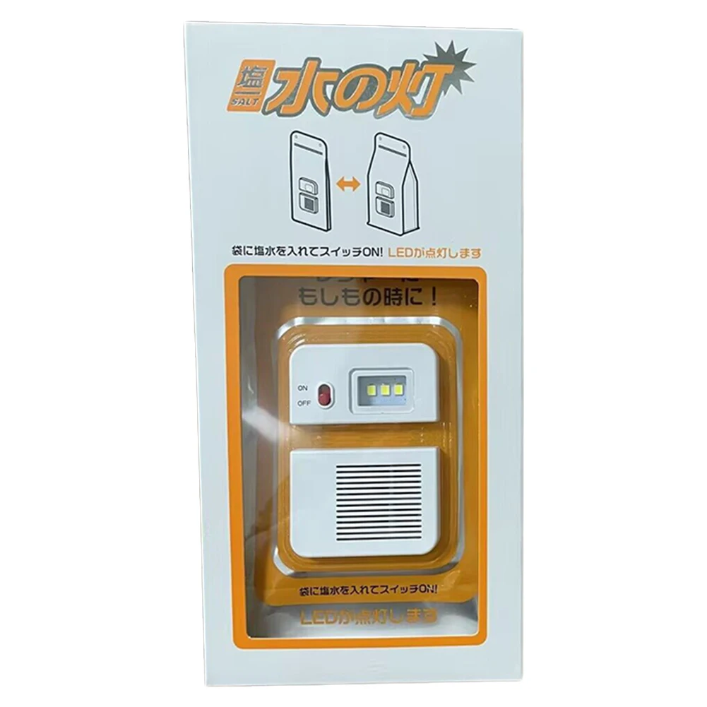 10-1Pcs 휴대용 야외 캠핑 램프 소금 물 LED 비상 램프 캠핑 야간 낚시 램프 에너지 절약 램프