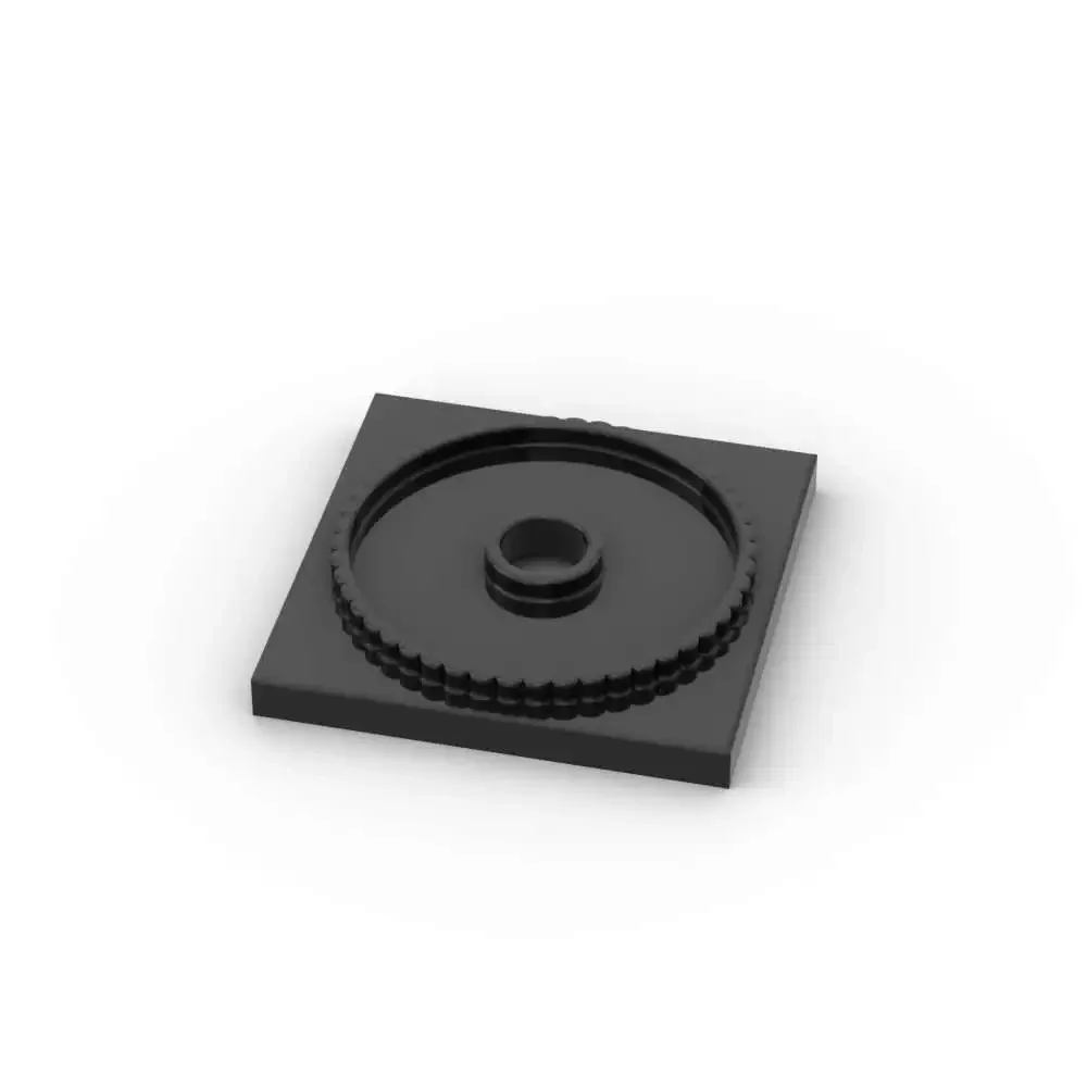 MOC 10 Uds tocadiscos 61485 4x4 Kit de bloques de construcción de Base cuadrada tablero de bloqueo parte ladrillos juguetes de partículas regalos de cumpleaños para niños