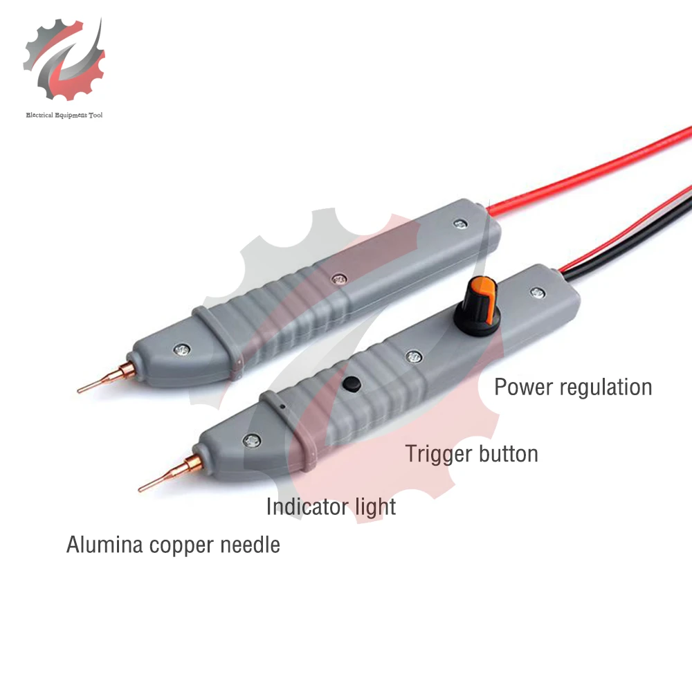 12V 99 Gears Stepless Adjustable Integrated Type Spot Welding Pen Accessory for 18650 Battery Spot Welding Machine Spot Welder