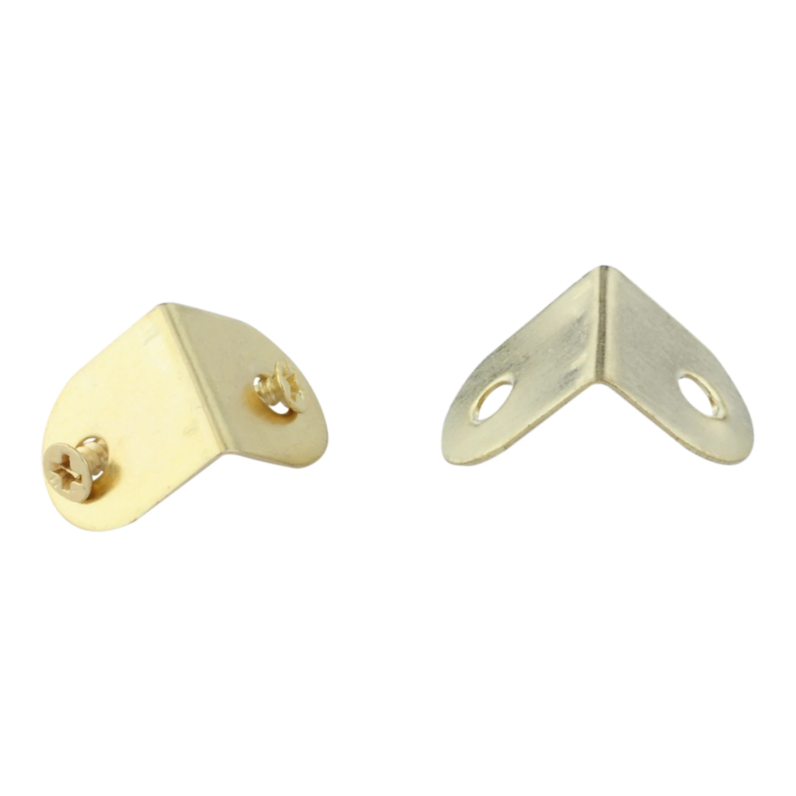 20Pcs 12mm Metal Decorative Corner Braces Brackets for Book Scrapbooking Photo Albums Menus Jewelry Wooden Box Corner Protectors