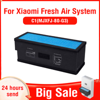 For Replacement Hepa Filter C1 for Xiaomi MJXFJ-80-G3 Activated Carbon Filter for Xiaomi Fresh Air System C1 Filter MJXFJ-80-G3