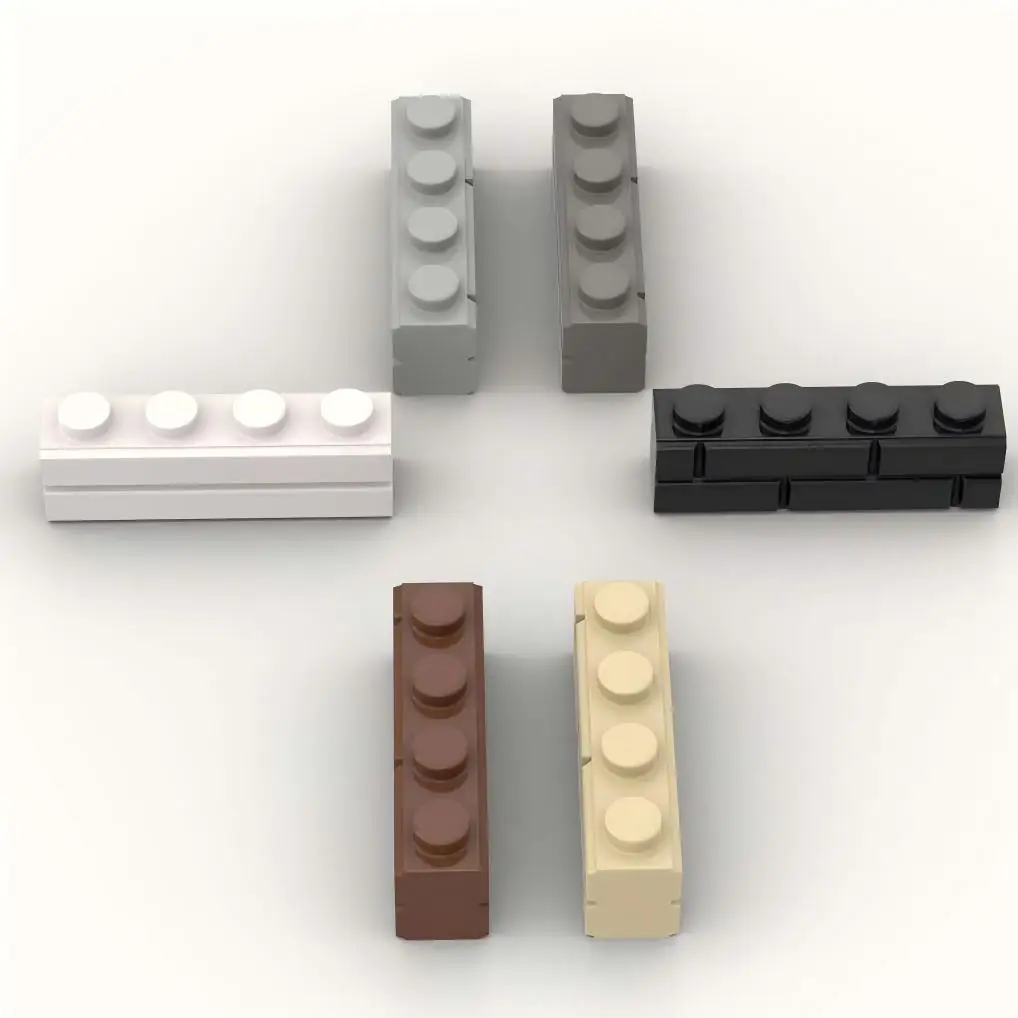 

10 шт. детали пластина 15533 толстые 1x4 настенные строительные блоки 100% совместимые кирпичи «сделай сам» игрушки