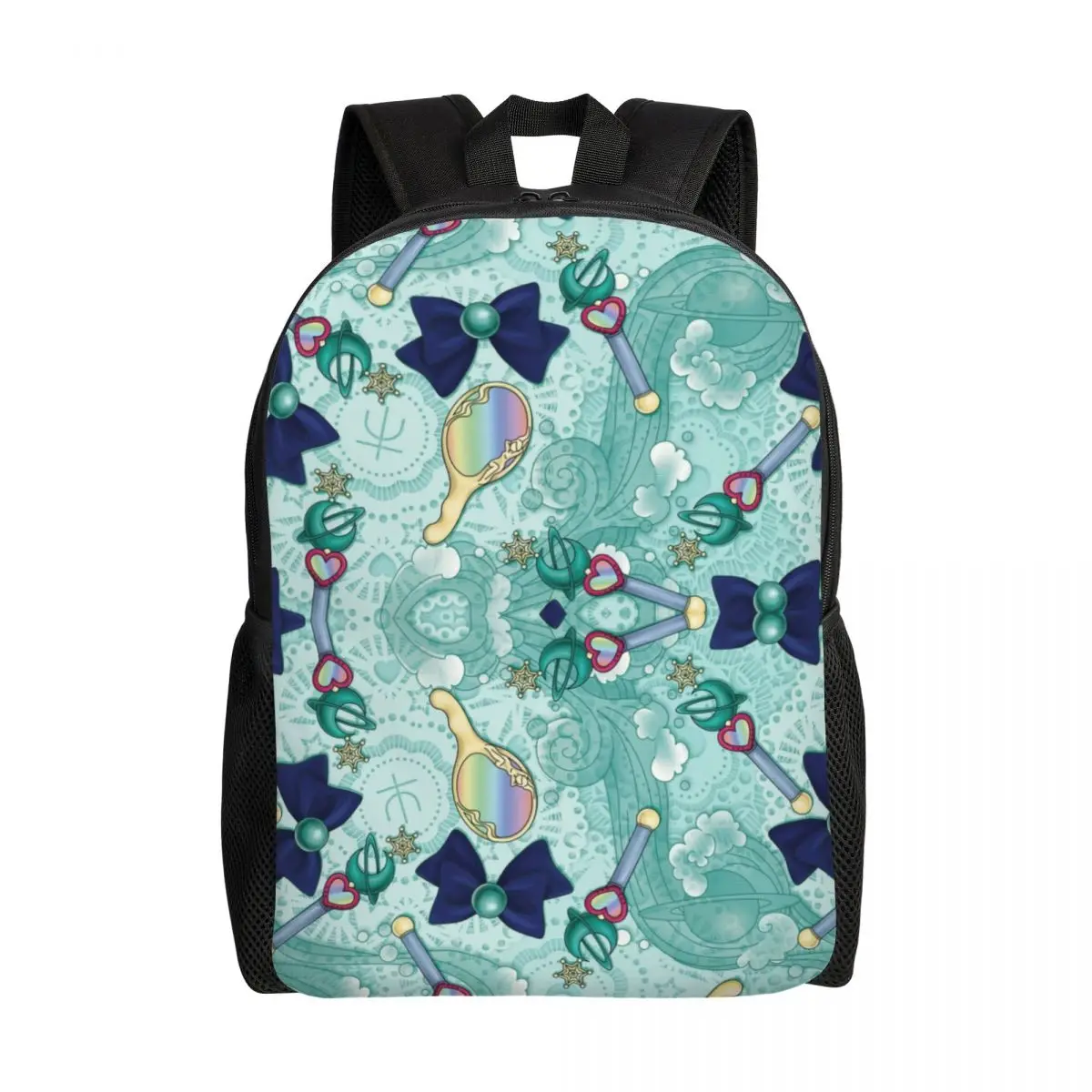 Sailors Backpacks for Women Men School College Students Bookbag Fits 15 Inch Laptop Moon Pattern Bags Multifunctional Backpack