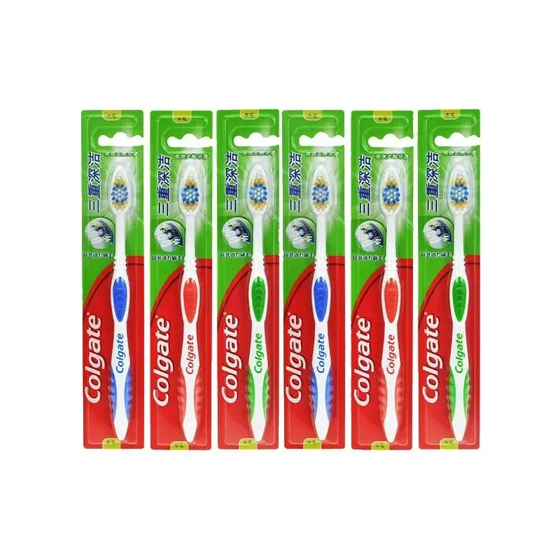 Clogate 6pcs Adult Soft Bristle Toothbrush Whitening Oral Hygiene For Sensitive Gums And Teeth Manual Toothbrush For Home Use