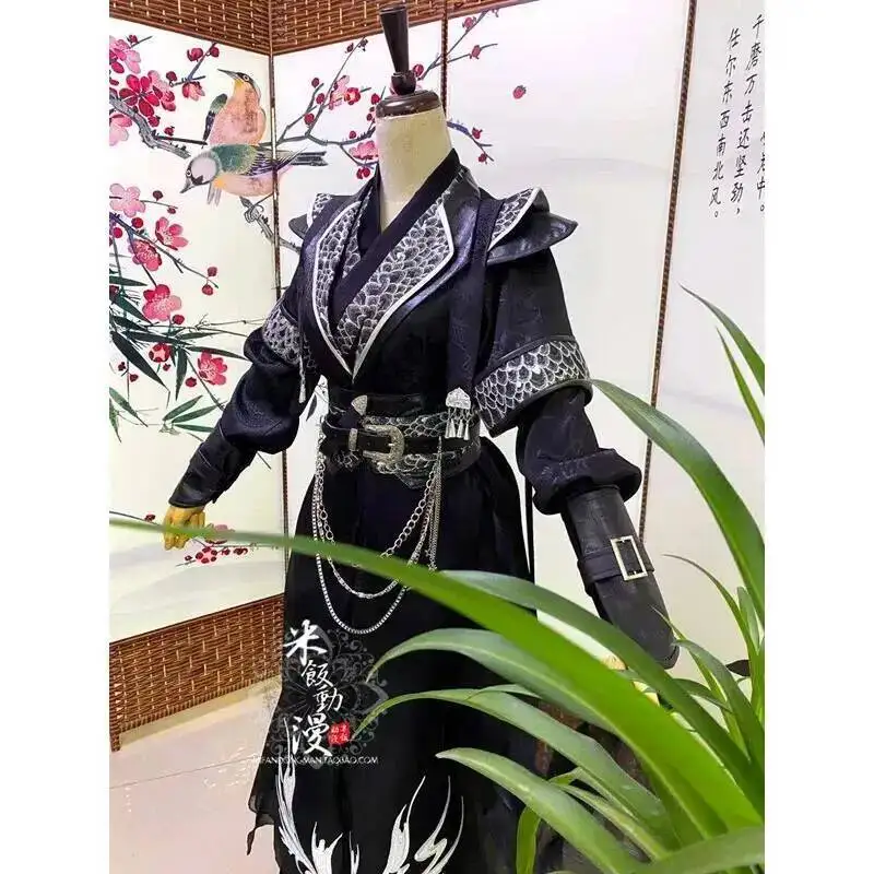 

New Anime Tian Guan Ci Fu He Xuan Chang Geng Cosplay Costume Erha Mo Ran Halloween Carnival Cosplay Party Props Accessories