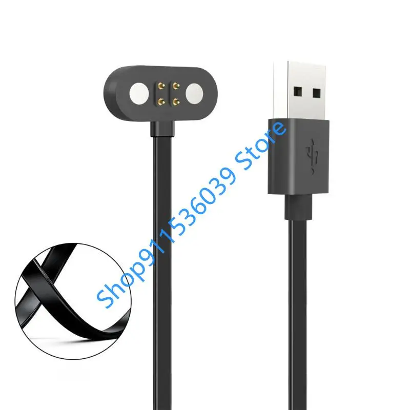 Cable adaptador de cargador de auriculares de repuesto, Cable de cargador USB de 5V, adaptador magnético usb c, carga para auriculares Mojawa Run Plus