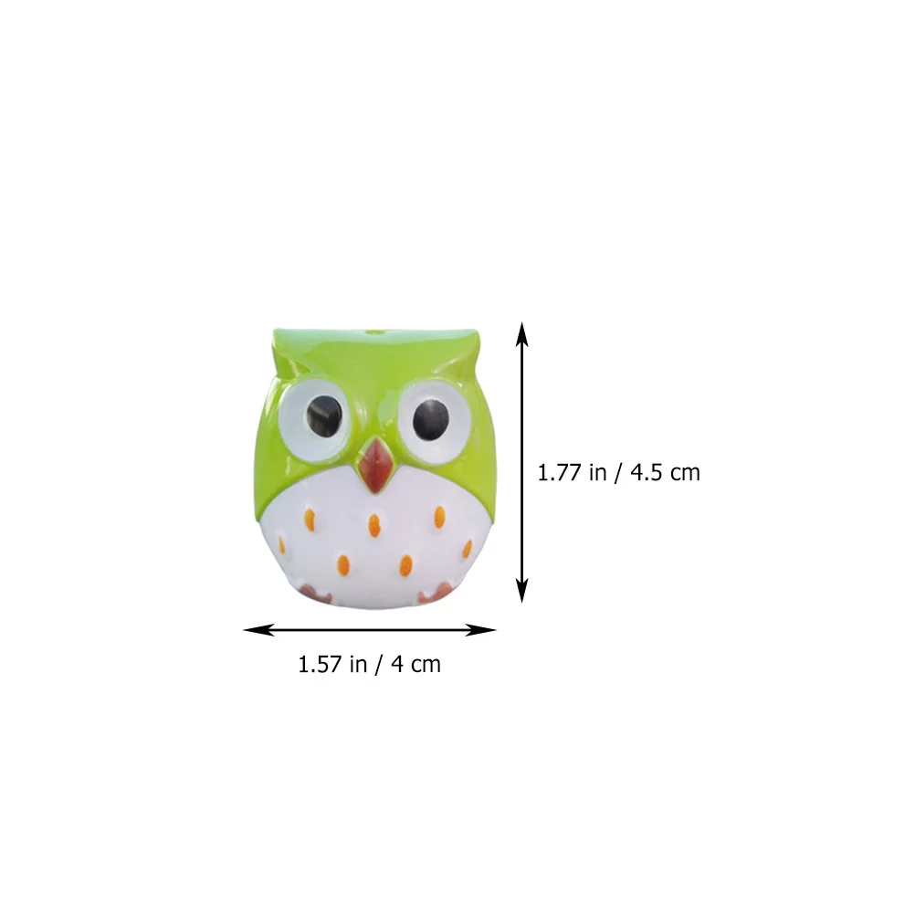 

24Pcs Double Hole Owl Pencil Sharpeners Cartoon Design School Classroom Student Stationery Kids Study Supplies
