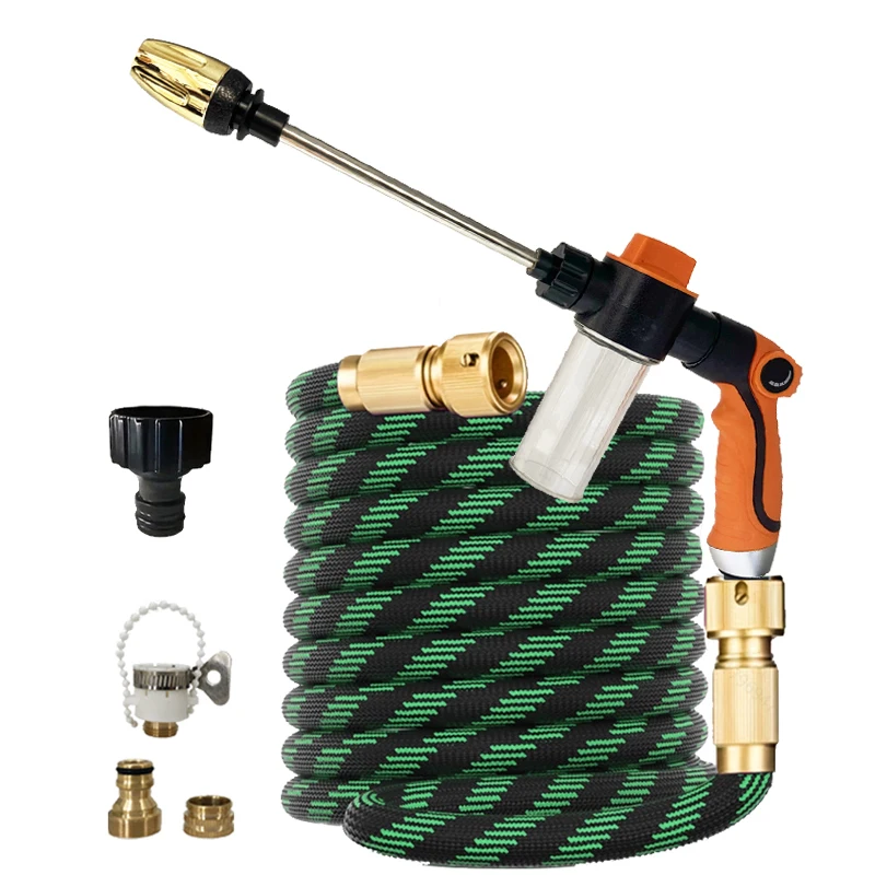 

1PC Expandable Garden Water Hose Flexible Car Wash Hose foam Water Gun Hose Garden Sprayer Gardening Watering Irrigation Tools ﻿