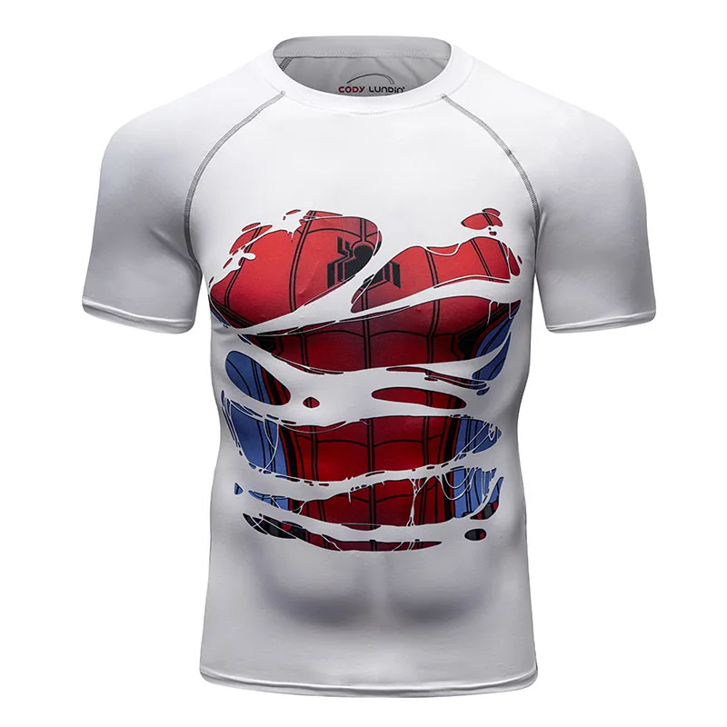 Cody Lundin 2025 New Men's Rashguards Jiu Jitsu Tattoo Kimono Tops Gym Muay Thai MMA Training Short Sleeve BJJ Fighting T-Shirts