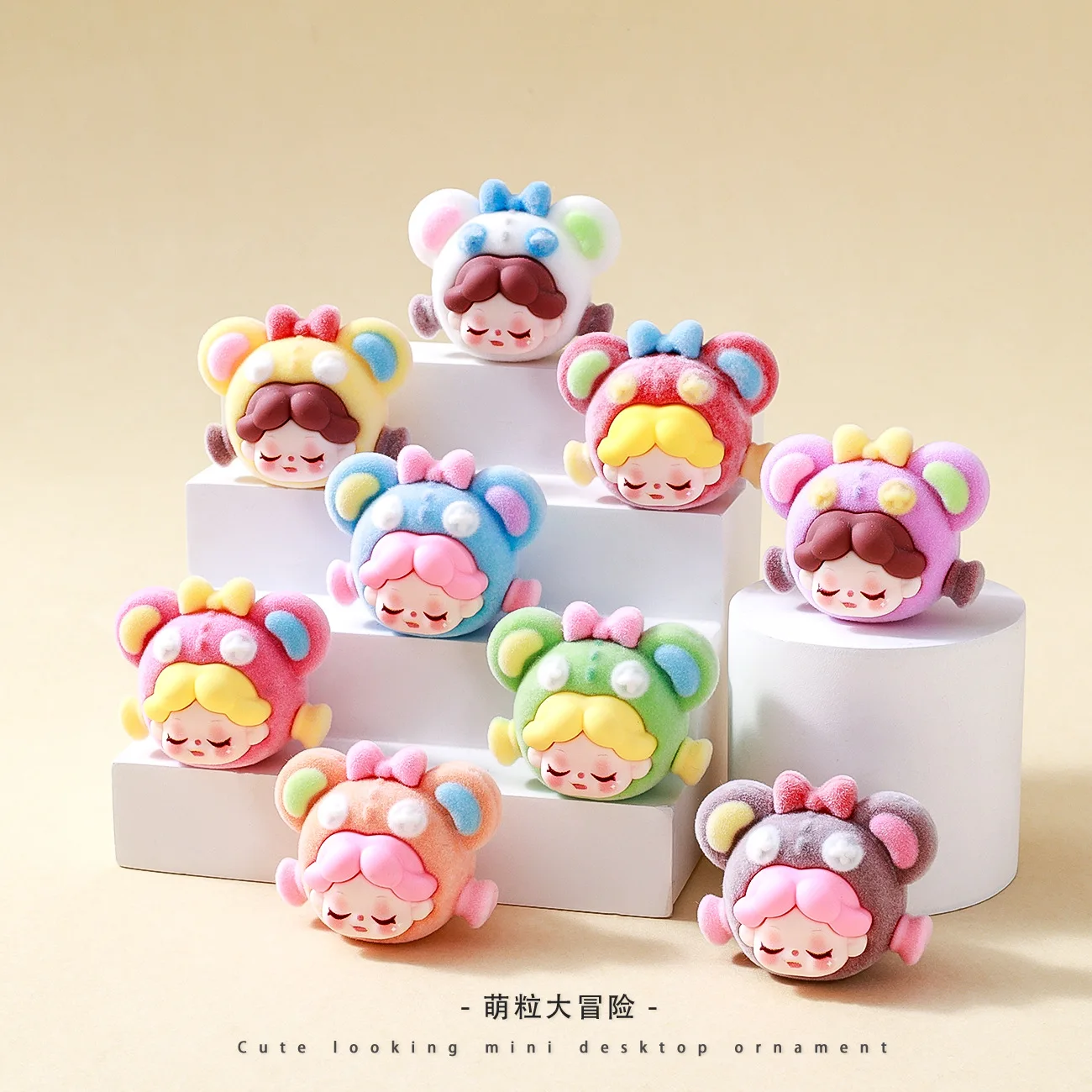 9 шт., настольные украшения для куклы с головой медведя