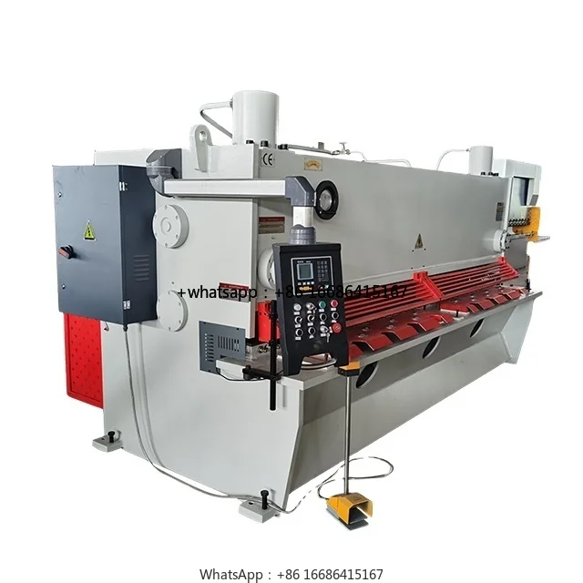 4-25mm Thickness Metal Sheet And Plate Hydraulic Guillotine Shearing Machine Cutter