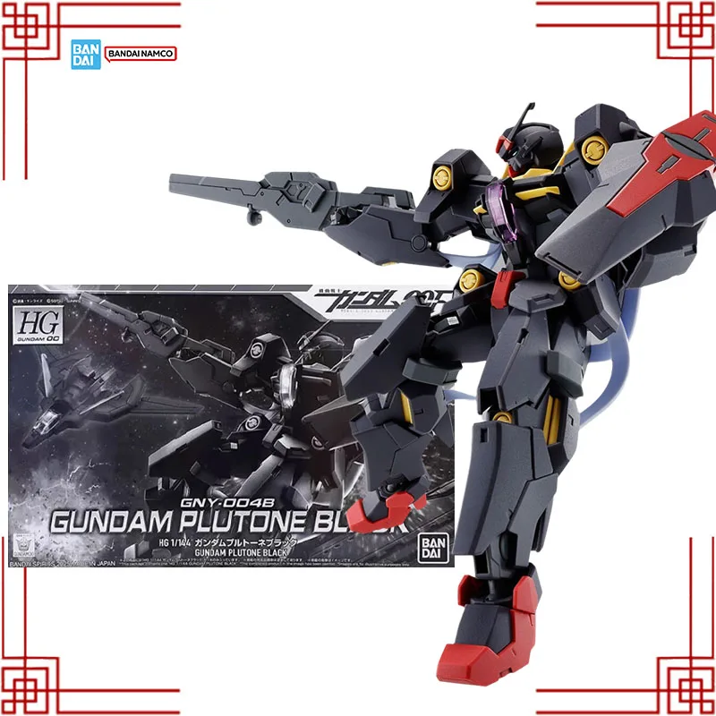 

Bandai Gundam Model Kit Genuine HG 1/144 GNY-004B Gundam Plutone Black Anime Action Figure Collection Assembly Model Toys Gifts