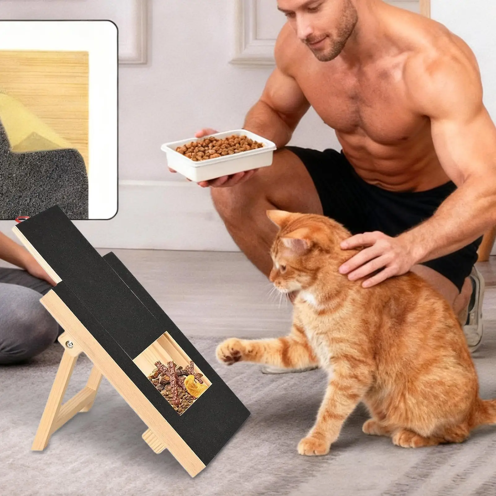 

Dog Scratch Pad for Nails Filing Trimming Furniture Protection Pet Scratch Board dog scratching post for Dogs for dog cat