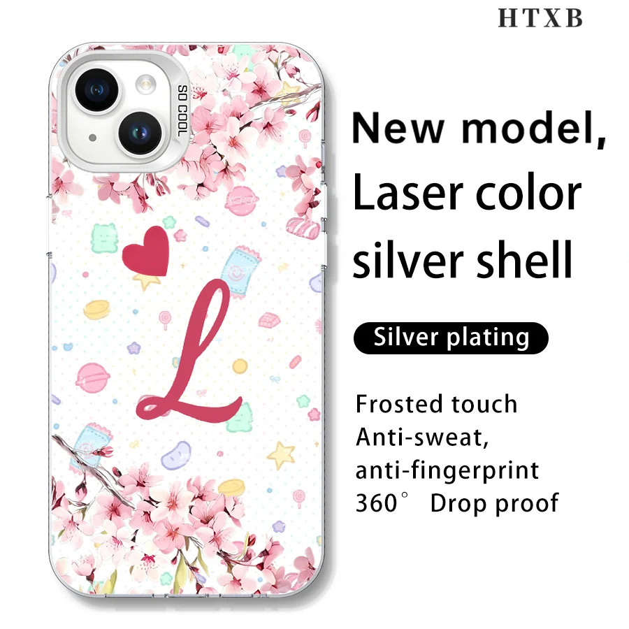 桜の文字L iPhoneケース iPhone 17～11 Pro Max Plus対応