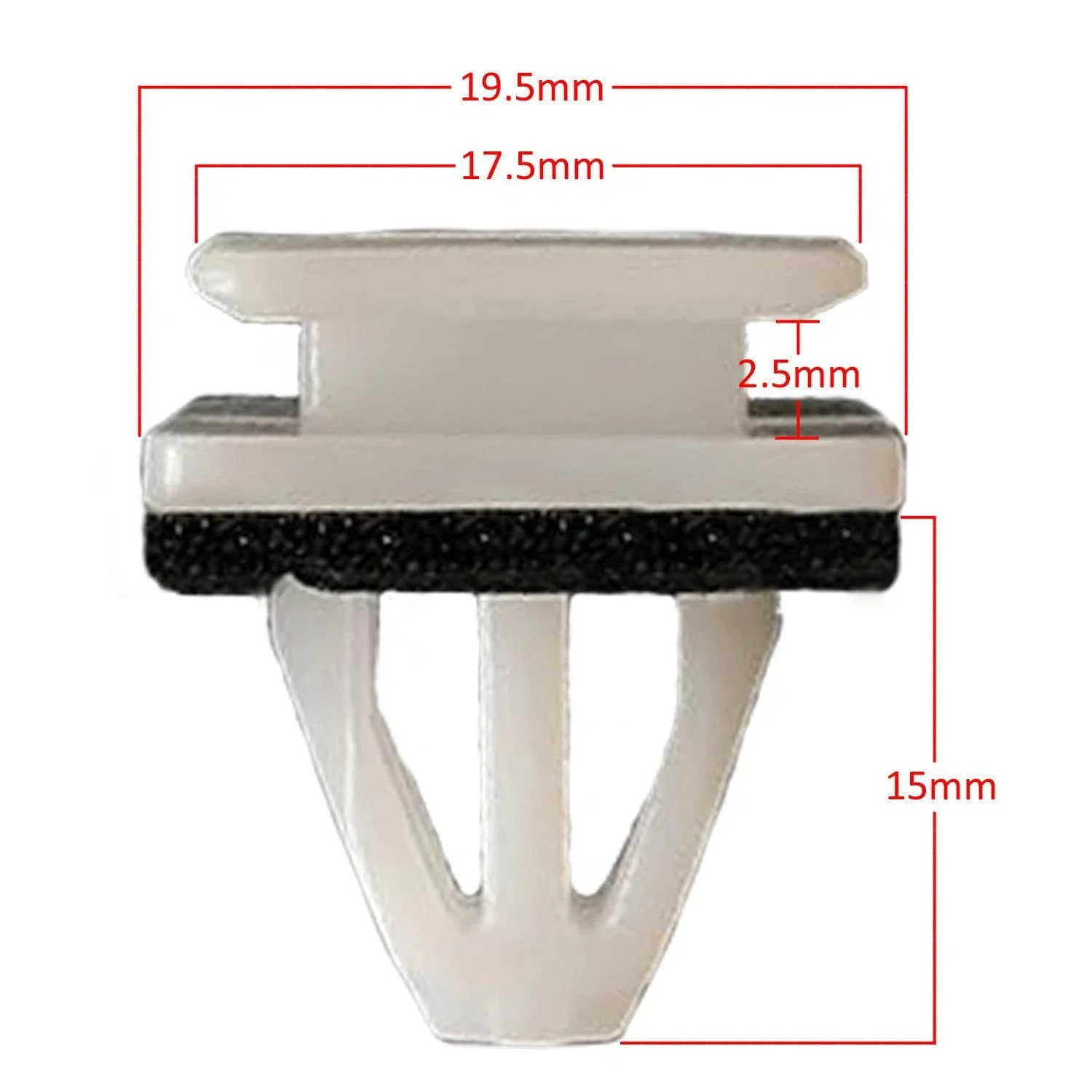 20X Side Skirt Sill Guard Moulding Rocker Cover Trim Clips 91504SP1003 For Honda Civic CRV Sill Guard Moulding Rocker Cover Part