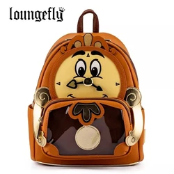Loungefly Disney Beauty and The Beast Cogsworth Mini Backpack
