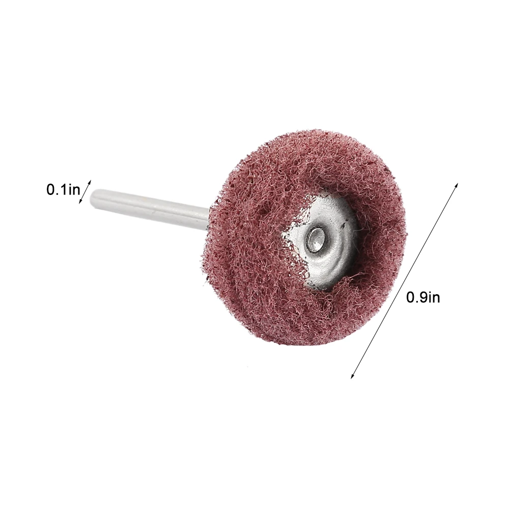 50/100pcs Buffing Wheel Rotary Tool Mini Drill Abrasive Brush For Dremel Rotary Tool Accessories Watch Jewelry Polish Buffer Kit