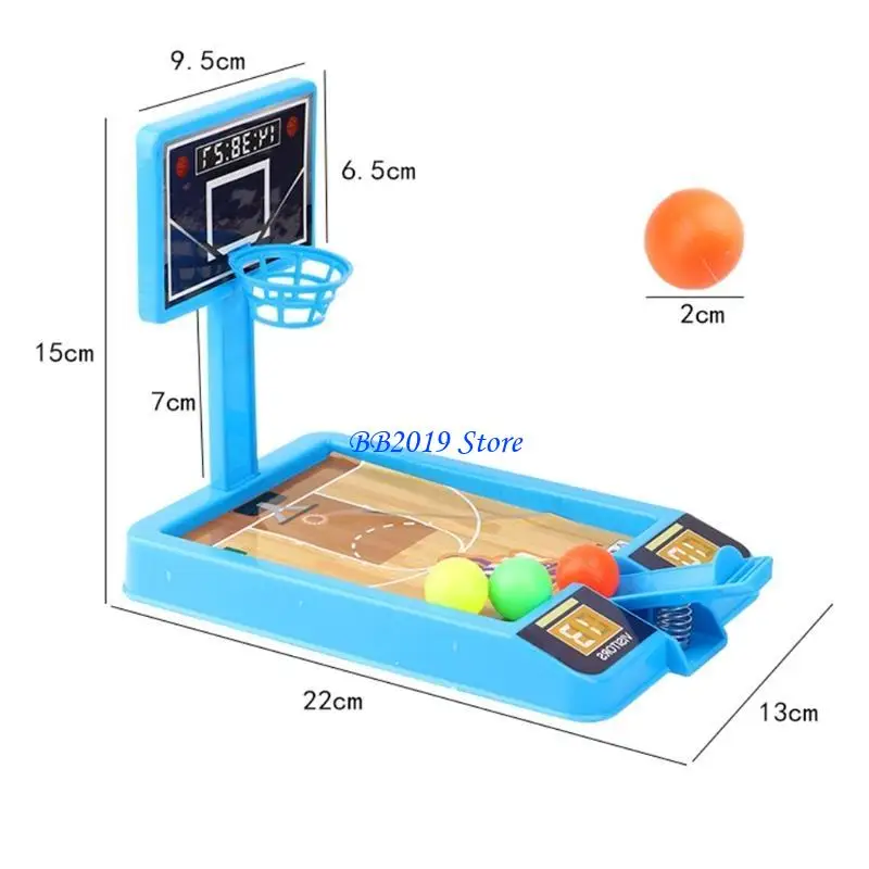 Q0KB Indoor Mini -Basketballspiel Set mit Hoop 3 Bällen Einfach interaktive Basketball -Schießspiel für Kleinkinder Alter 3+