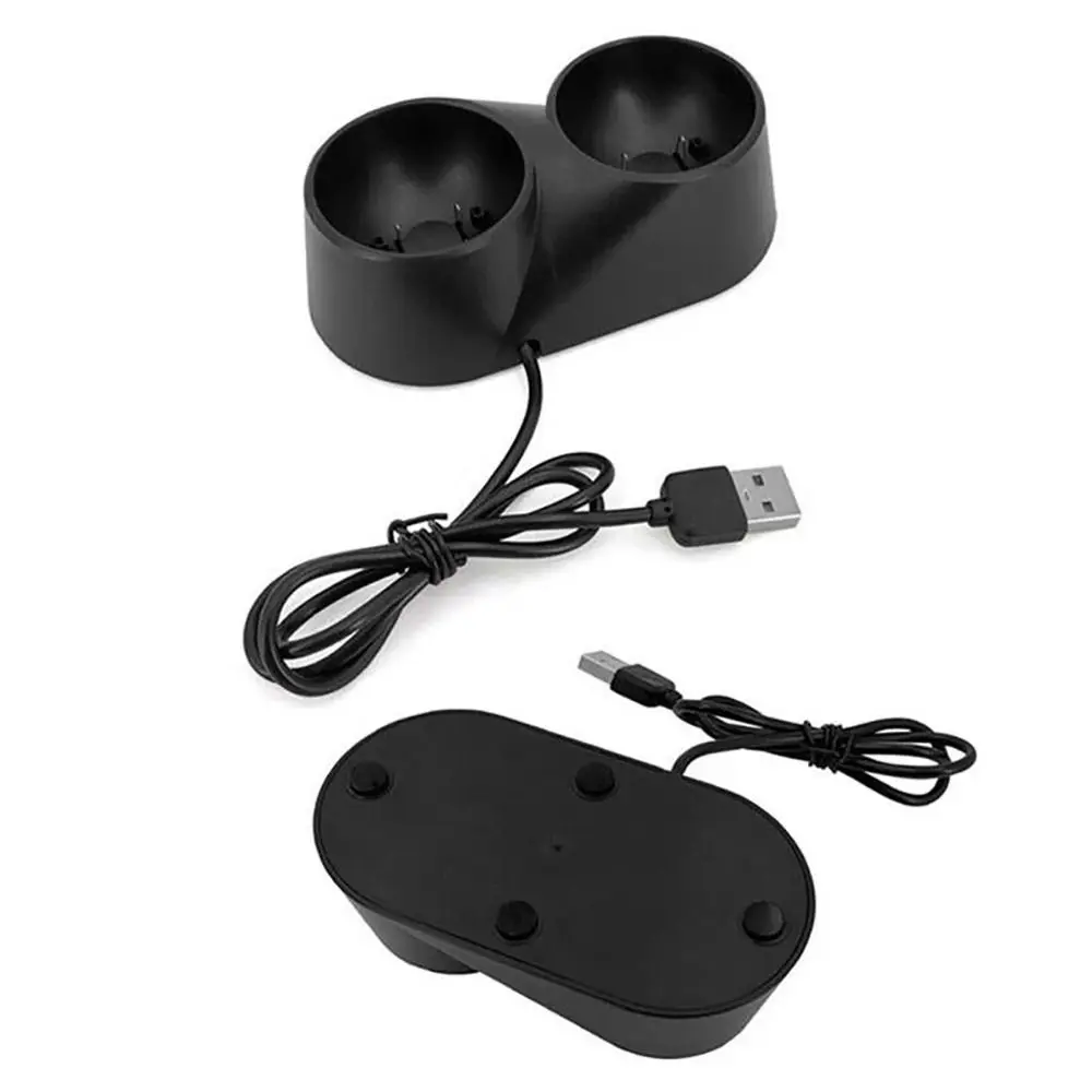 Acessórios base controlador titular vr mover carregador controlador sem fio doca de carregamento vr controlador carregamento para ps4 move
