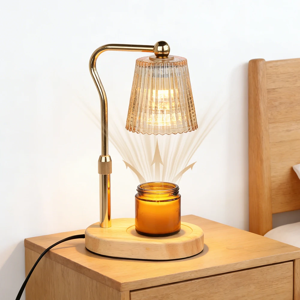 

AC-220V Dimmable Timer Aromatherapy Wax Warmer Light Multi-Scene Romantic Ambiance Lamp Household Deodorizing Desktop