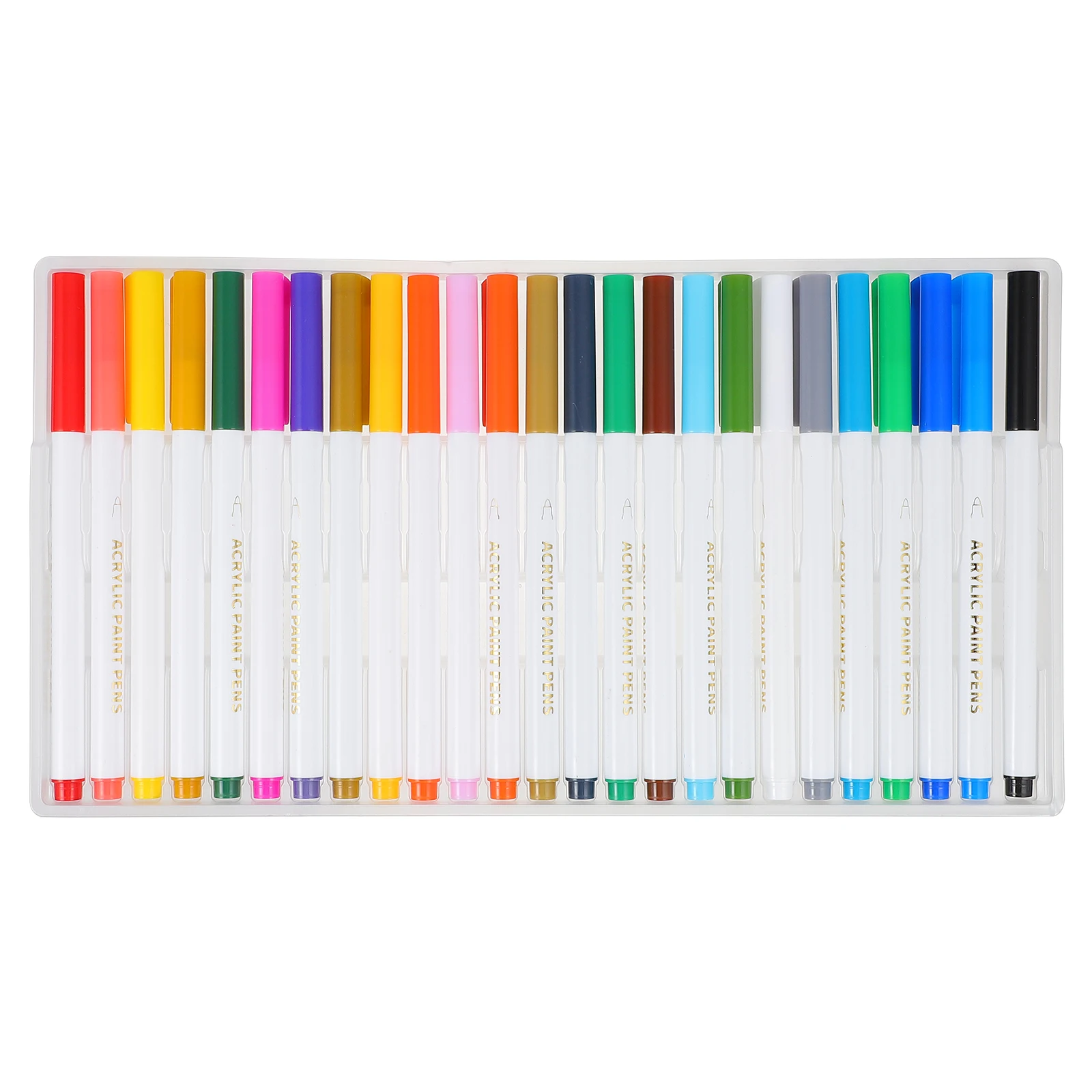 

25 Pcs Acrylic Color Pens Water-based Marking Pens Art Supplies Painting Tools Watercolor Ink Doodling Sketching