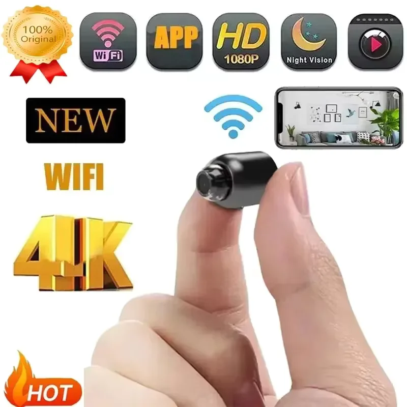 

Беспроводная Wi-Fi IP-камера HD 1080P X5 Mini с ночным видением для внутреннего использования, видеоняня, система безопасности и видеонаблюдение