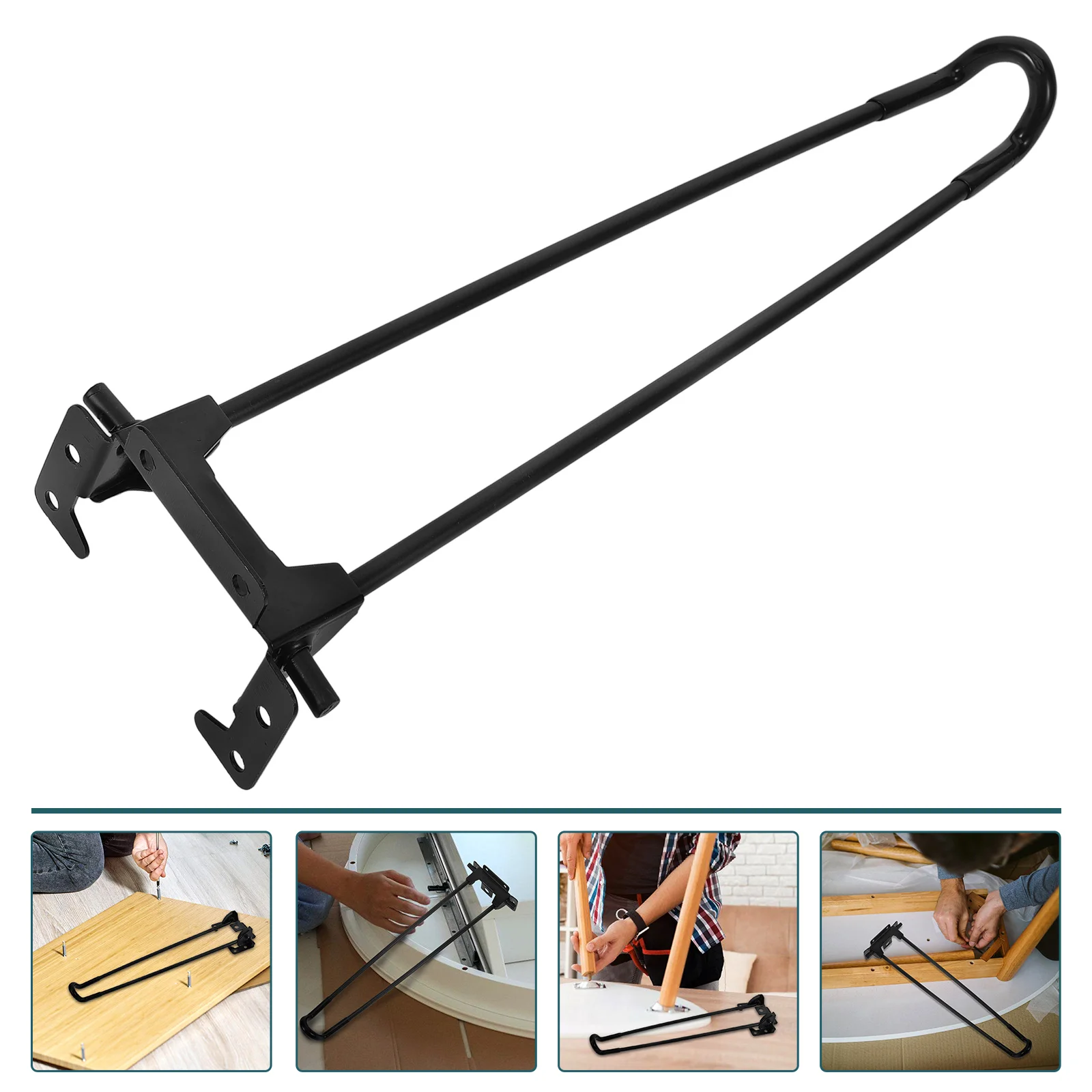 

Folding Table 350mm Height 7mm Diameter Folding Table Legs Heavy Duty Strong Iron Heavy Duty Metal Desk Legs Furniture Parts