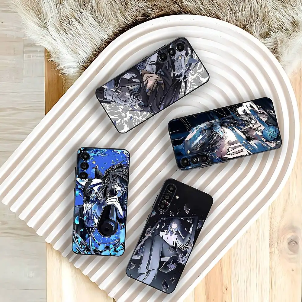 

Japanese female singer Ado Phone Case For Samsung Galaxy A73,31,32,72,41,53,52,71,22,5G,Note,J7,8,9 Soft Black Cover