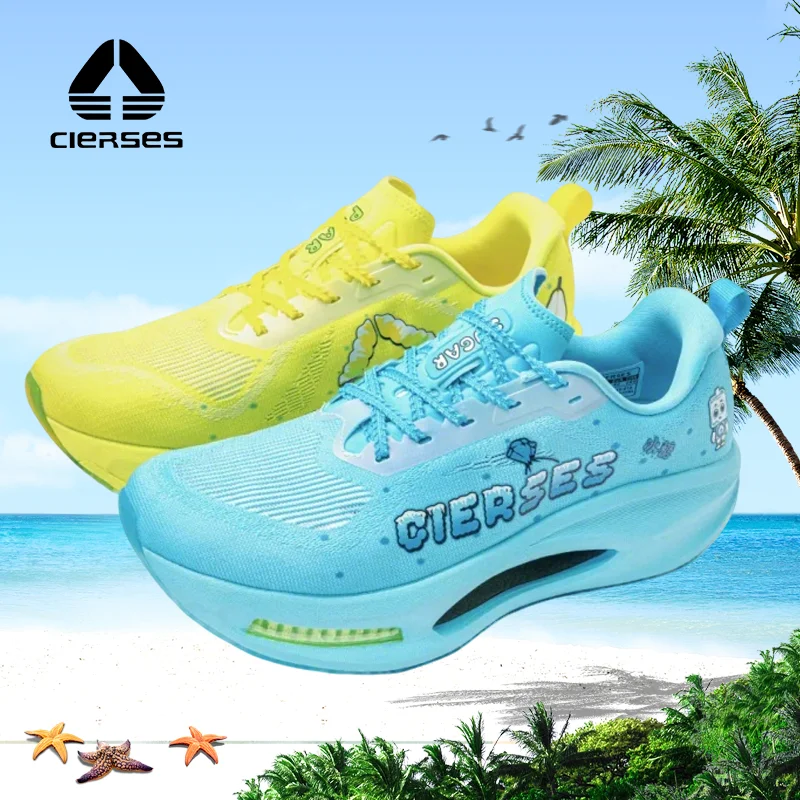 

Кроссовки CLERSES с карбоновой пластиной для мужчин и женщин, для марафона, с противоскользящей подошвой и амортизацией.