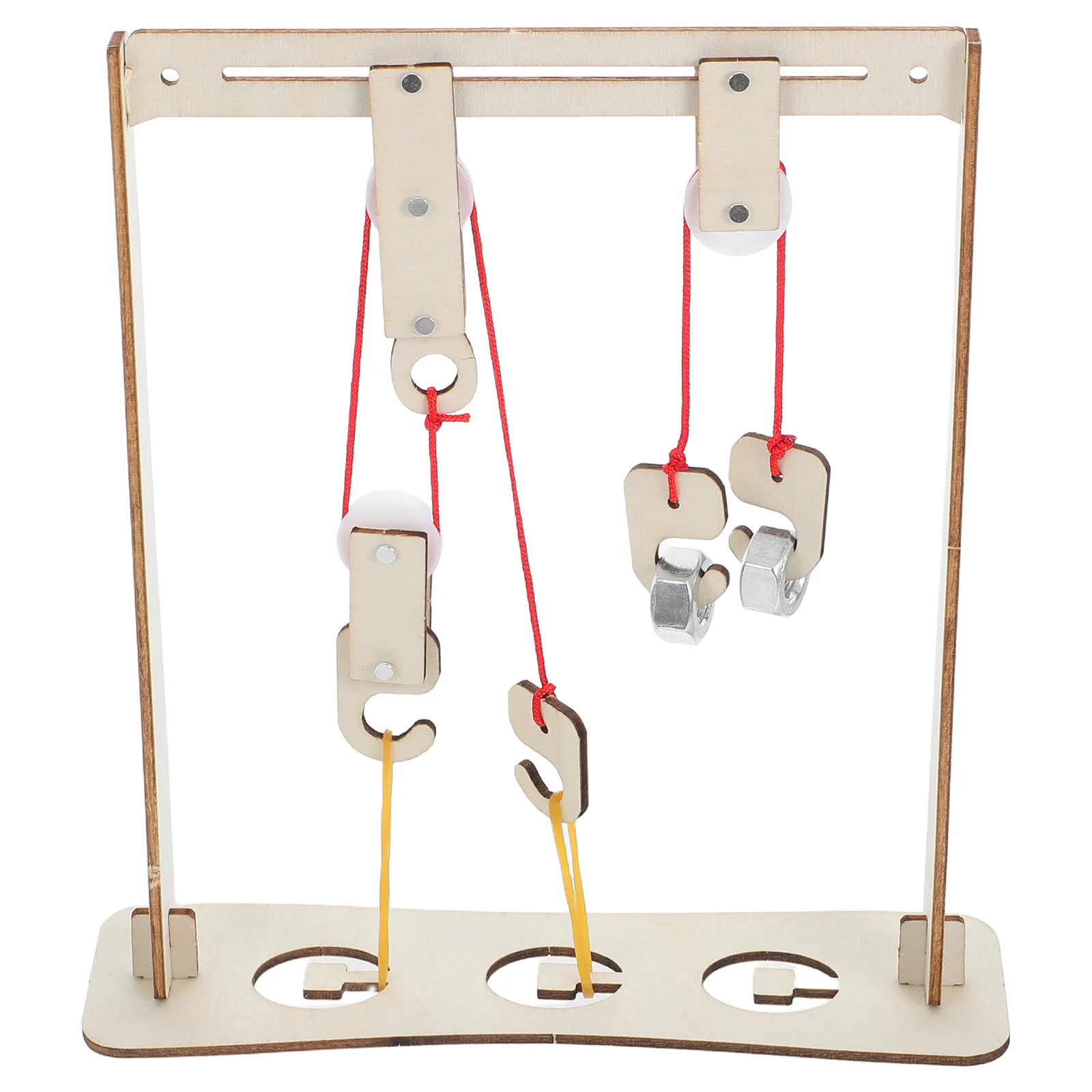 5 Sets Diy Pulley Model Kit For Science Learning Physics Experiment Pulley Blocks And Bracket Set Teaching Tools For Physical Me