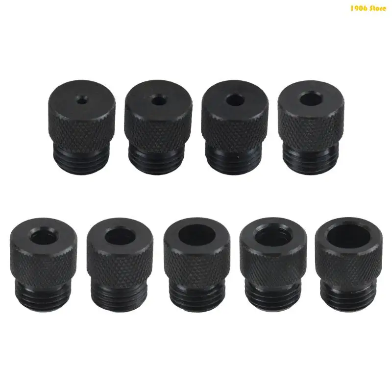 U1JB 6Pcs Industrial Grades Drill Bushings Positioning Tool For 2mm To 10mm Screw Holes In Woodworking And Metal Fabrication