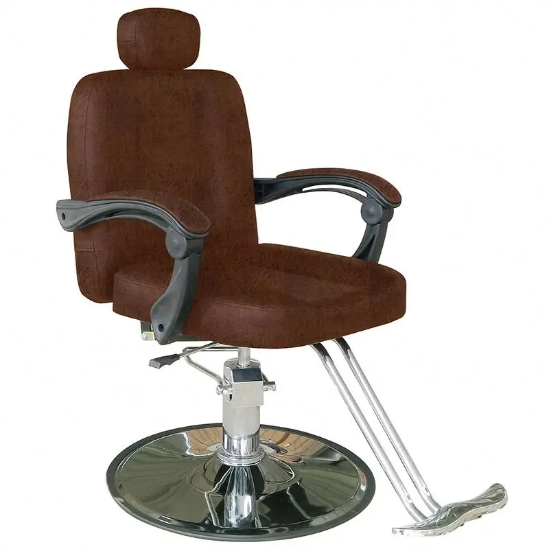 High Resilience Sponge Stainless Steel Frame Barber Chair