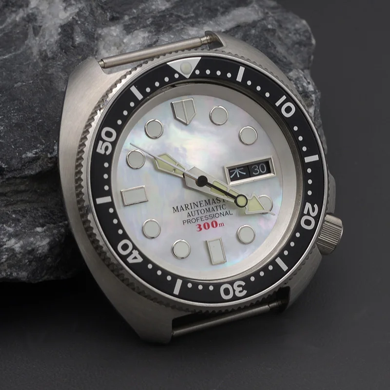 

Mod 6105 6309 Turtle Abalone Dive Watch Head With NH35 NH36A Stainless Steel Diving Men Automatic Watch 200m Waterproof