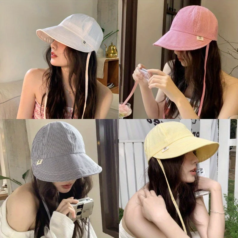 

Multifunctional Summer Baseball Cap Convertible Bucket Hat for Women Outdoor Sports Daily Fashion Breathable Sun Hat