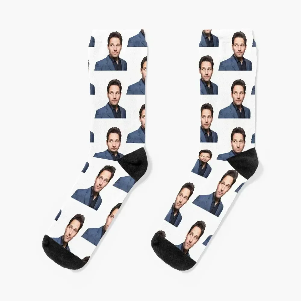

Paul Rudd 2 Socks Thermal man winter floor floral christmas gifts Mens Socks Women's