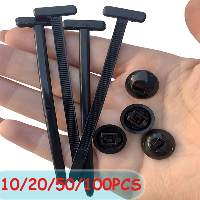 

10-100 шт. нейлоновая универсальная пряжка для кабельной стяжки, сверхмощные самоблокирующиеся застежки-молния, держатель, крепеж для кузова автомобиля, устойчивые к ультрафиолетовому излучению молнии