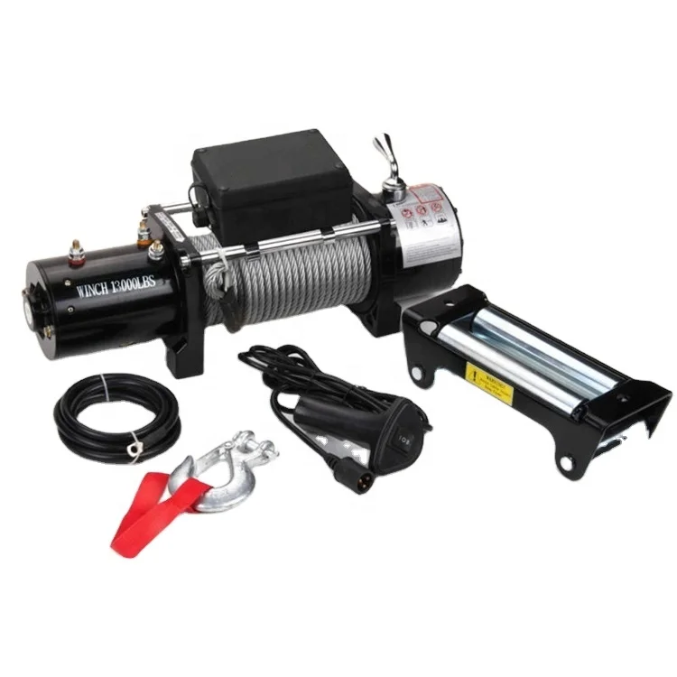 

KingRoy 13000lb offroad 4x4 car electric winch for towing car 12v