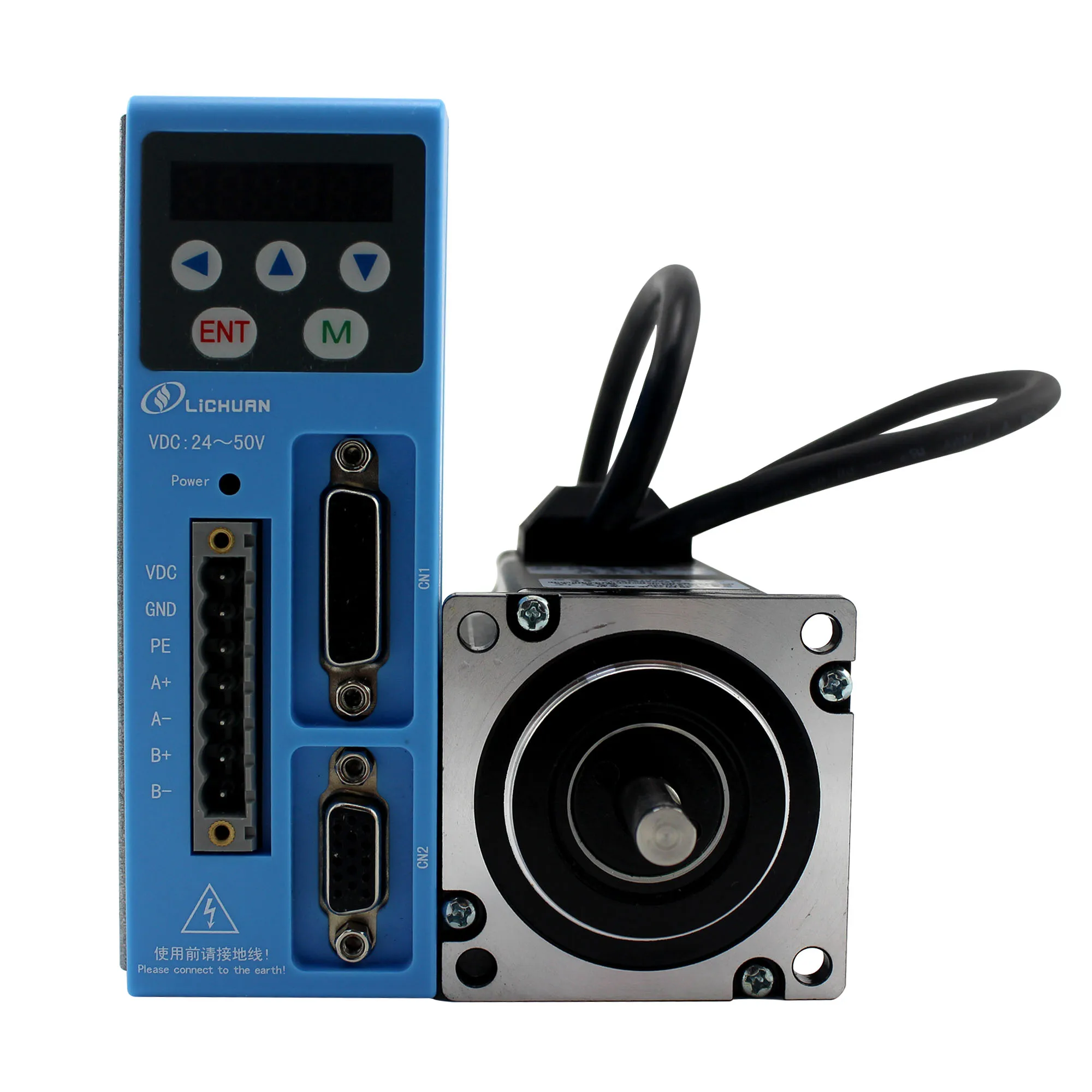 

Гибридный серводвигатель Nema23 3 Нм с комплектом драйверов Nema 23 Драйвер шагового двигателя с замкнутым контуром и цифровым дисплеем LCDA606H + LC57H2100