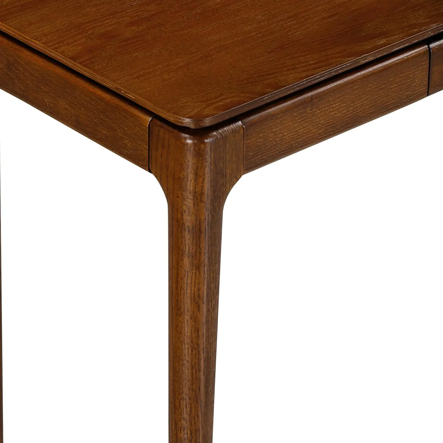 47" Solid Wood Console Table Hidden Drawer Waterproof Heat Resistant Narrow Entryway Table Hallway Living Room, Customized view 6