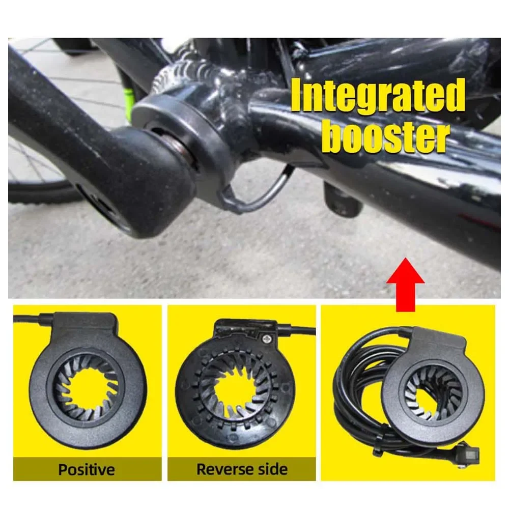 Electric Bike Integrated10 Magnet PAS Accelerator  Electric Bike Pedal Assistant Sensor Waterproof  Ebike Conversion Kit