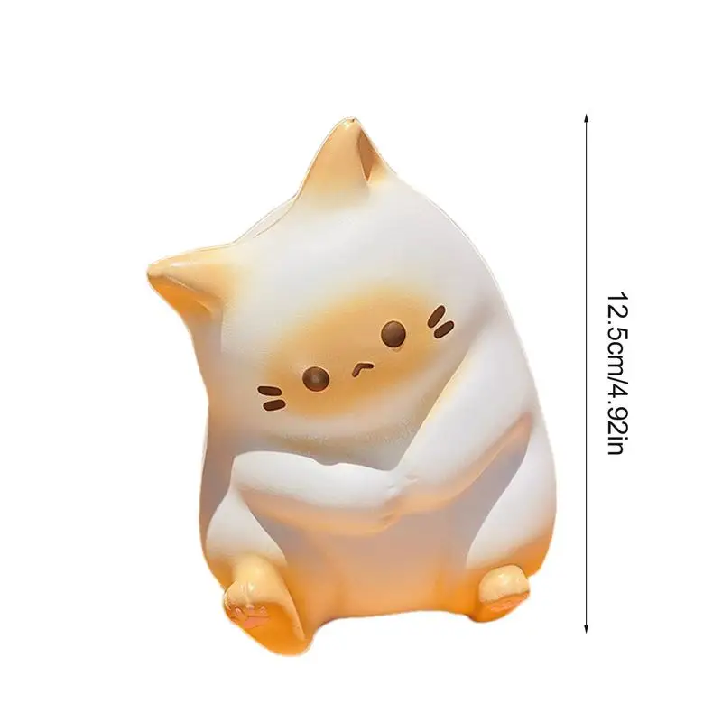 Kawaii Cat Stress Relief Squeeze Toy PU Slow Rising Squeeze Antistress Ball Cartoon Table Ornaments Kids Birthday Christmas Gift