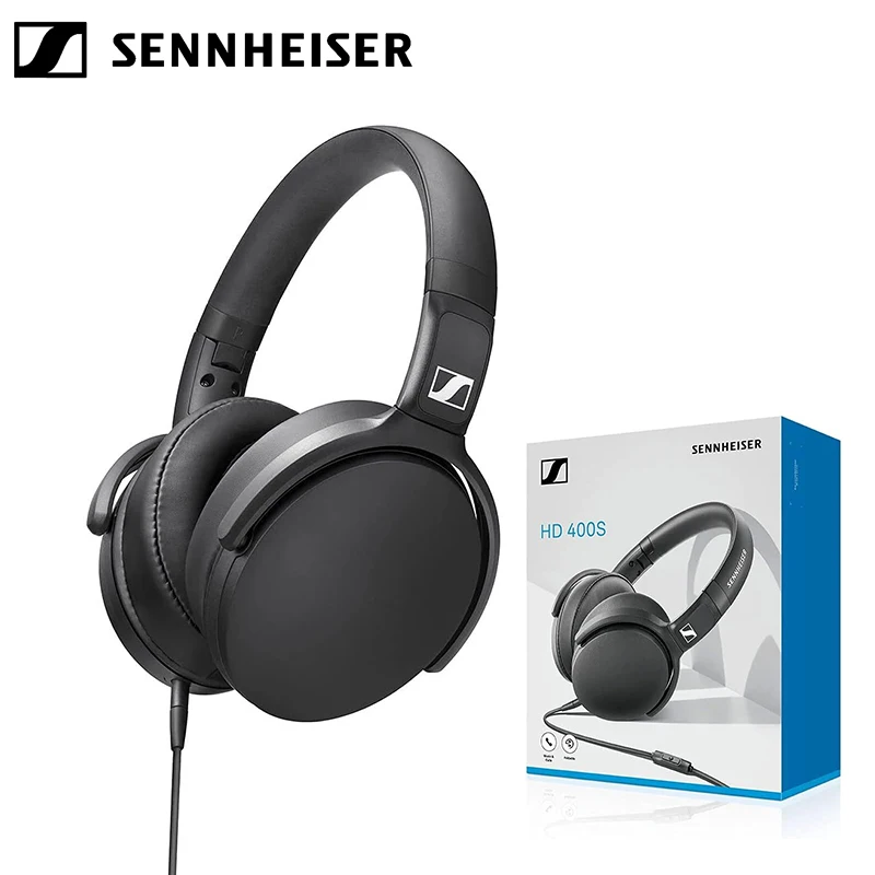 

Наушники Sennheiser HD 400S с шумоподавлением, проводные, 3,5 мм, глубокий бас