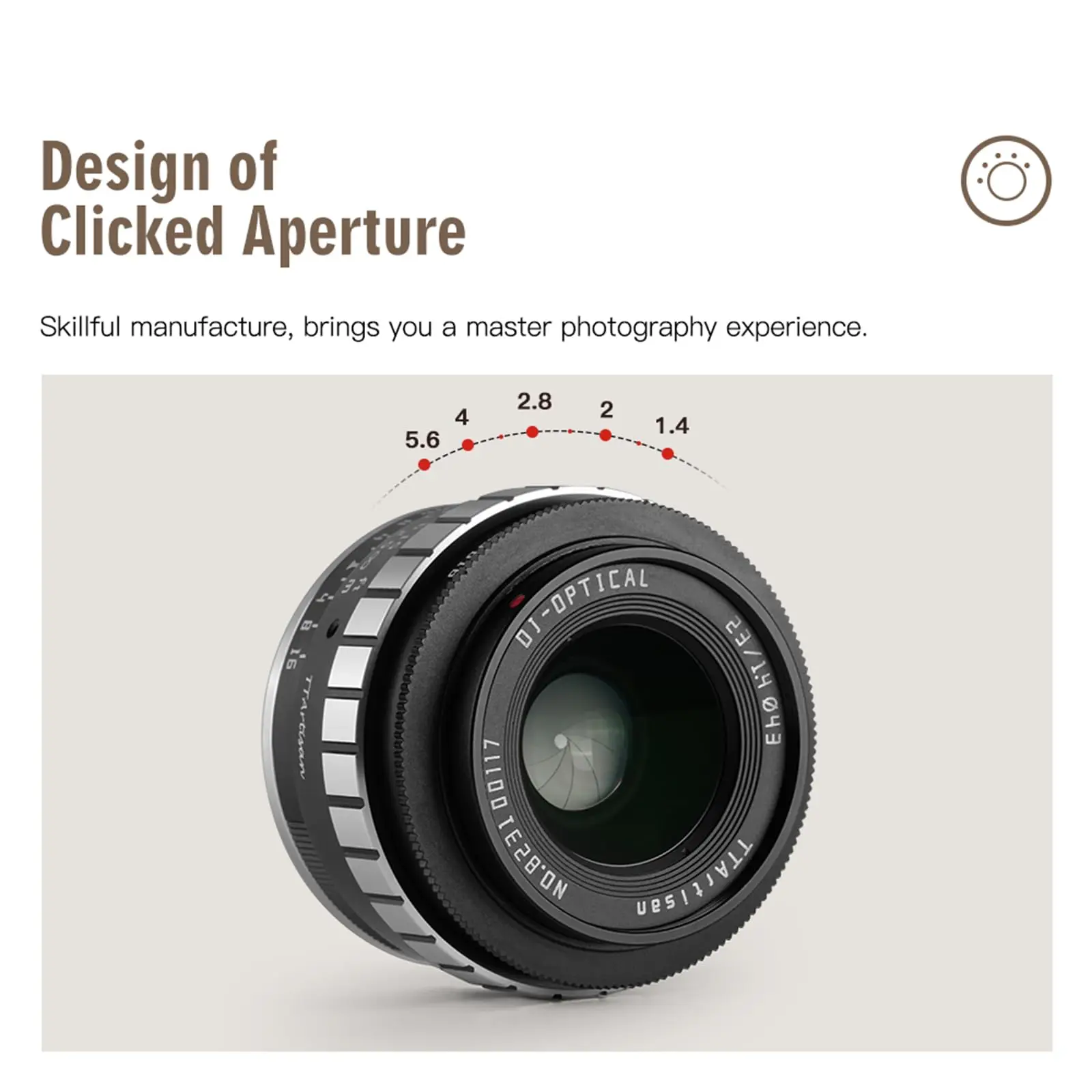 TTArtisan 23mm F1.4 APS-C Manual Focus Camera Lens for Sony E Leica L Sigma L Fuji X Canon RF Nikon Z M43 Mount