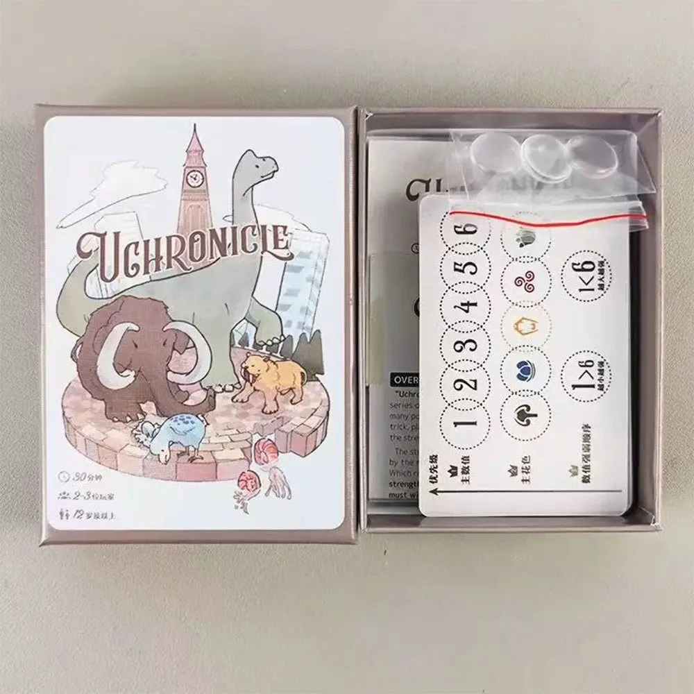 UGHRONICLE Board game cards Eating Dun Mechanism hand management 2-3 people Strategy Gathering Game