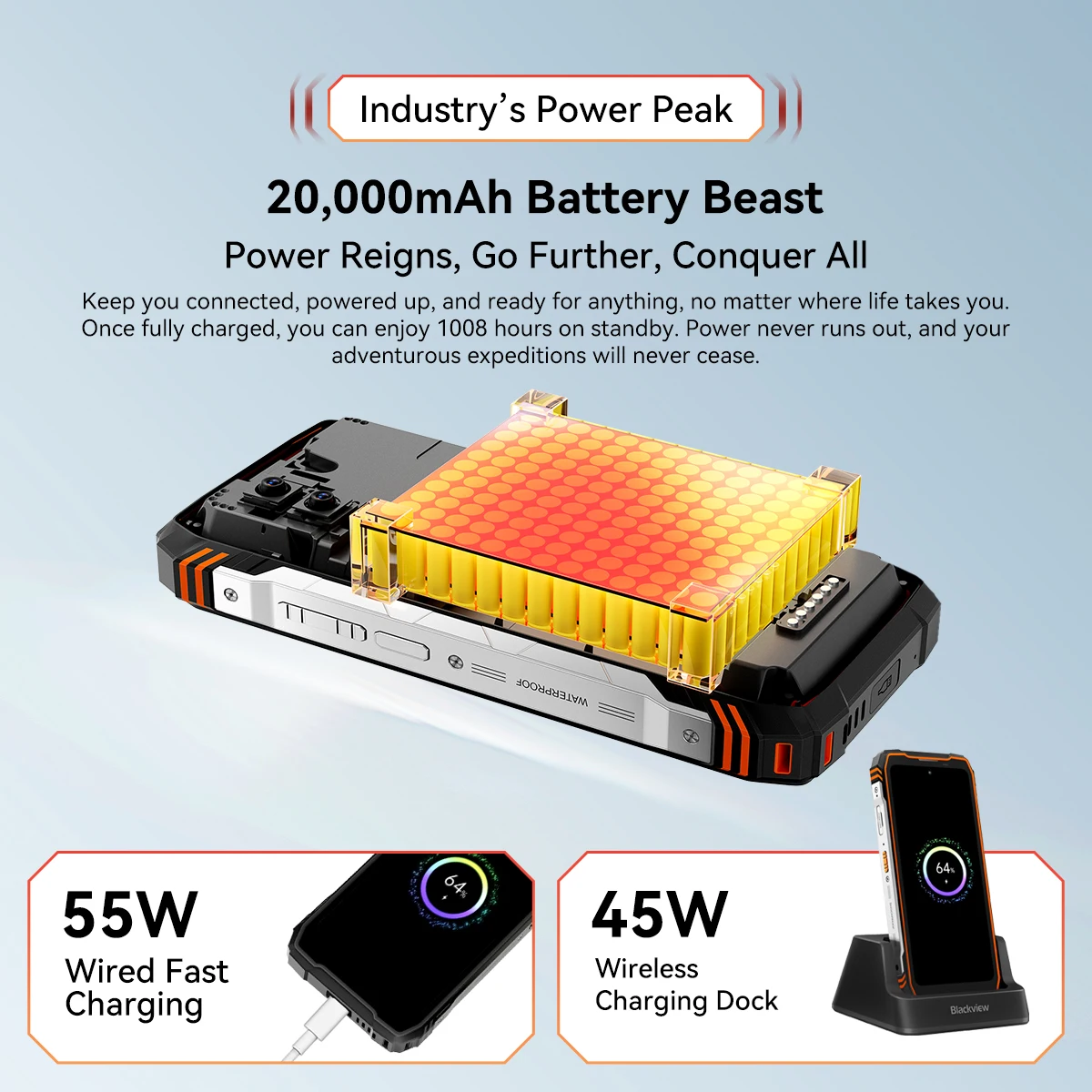 Blackview BV9300 PRO Rugged Phone 6.7'' Display 12GB+256GB Helio G99 Android 13 64MP Camera Mobile Phone